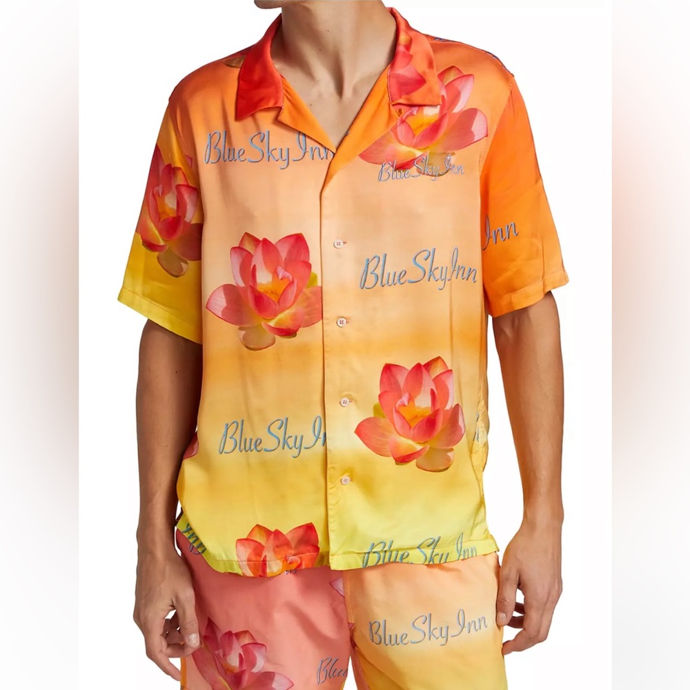 Blue Sky Inn
Logo Floral Print Bowling Shirt